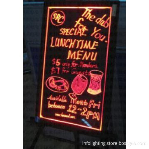 NEW AD led writing board/led fluorescent board